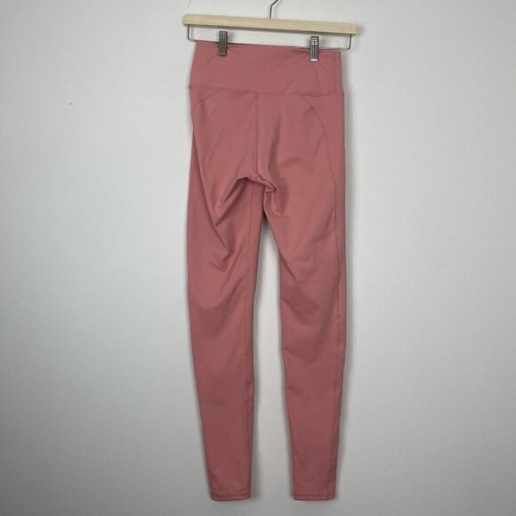 Fabletics Woman’s Pink Full Length High Waisted Leggings - Picture 3 of 7
